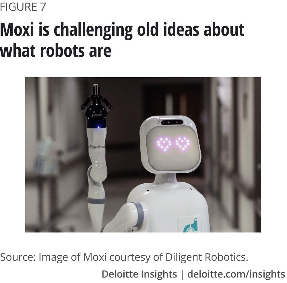 Moxi is challenging old ideas about what robots are